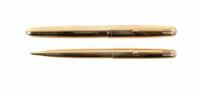 Parker 51 Fountain Pen and Propelling Pencil Set, Gold-Filled, in Original Box