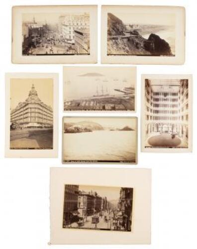 Twenty-three original albumen photographs of San Francisco