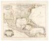 Carte du Mexique et de la Floride des Terres Angloises et des Isles Antilles, du cours et des Environs de la Riviere de Mississippi...