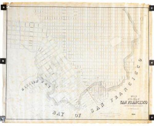 Map of the City of San Francisco Compiled from Records & Surveys by R.P. Bridgens. C.E. 1854