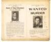 Original mug book compiled by the San Francisco Police Department, with wanted notices, descriptions and pictures of hundreds of wanted criminals and suspects