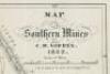 Map of the Southern Mines by C.D. Gibbes. 1852 - 2