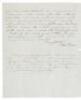 Two letters to W.D.M. Howard in San Francisco, on single lettersheet, one being a copy of an earlier letter, regarding collection of debts and remittance in gold dust - 5
