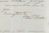 Two letters to W.D.M. Howard in San Francisco, on single lettersheet, one being a copy of an earlier letter, regarding collection of debts and remittance in gold dust - 14