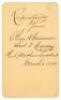Carte-de-visite of four officers who were at the Battle of the Little Bighorn, inscribed and signed by Charles Varnum - 2