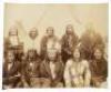 Two original photographs, of native chiefs and members of Big Foot's [i.e. Spotted Elk's] band of warriors, after the Battle of Wounded Knee, or Wounded Knee Massacre - 3