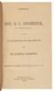 Speech of D.C. Broderick of California, against the admission of Kansas, under the Lecompton Constitution. Delivered in the Senate of the United States, March 22, 1858