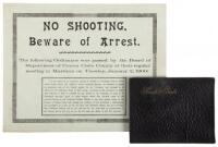 "No Shooting. Beware of Arrest"