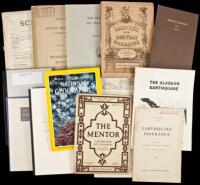 Shelf lot of offprints, pamphlets and other materials on geology