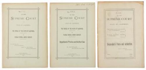 In the Supreme Court of the State of California. The People of California, Appellants, vs. Plumas Eureka Mining Company, Respondent