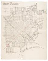 Map of the City of Modesto, Stanislaus County, California