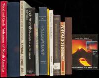 Shelf lot of volumes on volcanoes