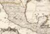 Carte du Mexique et de la Floride des Terres Angloises et des Isles Antilles, du cours et des Environs de la Riviere de Mississippi... - 10