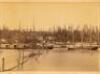 Original panorama photograph of Port Gamble, Washington Territory, showing docks, lumber ships, and other details - 5