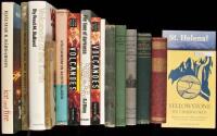 Shelf lot of volumes on volcanoes