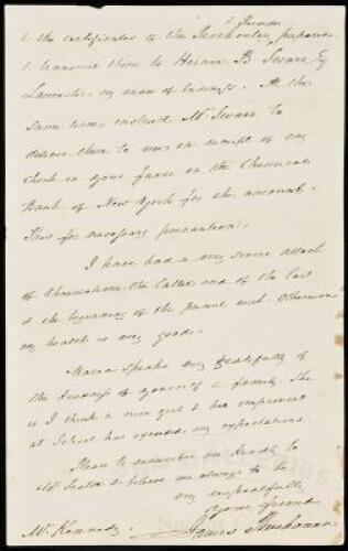 Autograph Letter Signed
