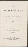 On the Origin of Species by Means of Natural Selection, Or the Preservation of Favoured Races in the Struggle for Life