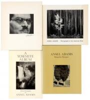 Four volumes signed by Ansel Adams