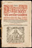 Deudscher Thesaurus Des Hochgelerten Weitberumbten Und Theuren Mans D. Mart. Luthers