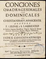 Conciones Quadragesimales seu Dominicales de Christianismo Labascente