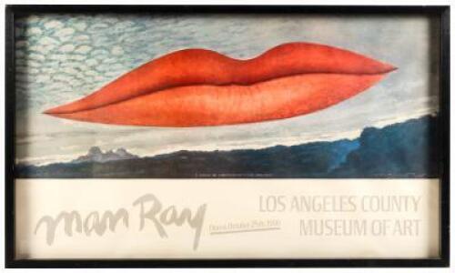 Man Ray: Los Angeles County Museum of Art, Opens October 25th 1966 - exhibition poster