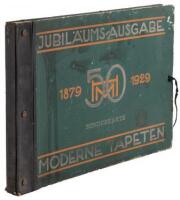 H. M. Jubiläums-Ausgabe Moderne Tapeten. 1879-1929 Sonderkarte.