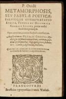 P. Ovidii Metamorphosis, Seu Fabulae Poticae: Earumque Interpretatio Ethica, Physica, et Historica Georgii Sabini, poetae nostri seculi fere principis. Opus omnibus poetices studiosis necessarium.