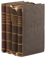 Four volumes of 17th century English literature from John Russell Smith's Old Authors series