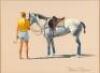 "Polo and Groom" - oil sketch - 3