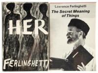 Two signed works by Lawrence Ferlinghetti