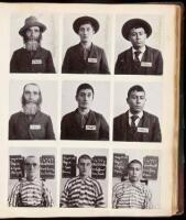 WITHDRAWN Mug Book of prisoners arrested and sentenced to serve in the San Quentin State Penitentiary, with approx. 1600 photographs of criminals