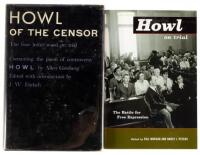 Two volumes on Ginsberg's Howl, signed by Lawrence Ferlinghetti