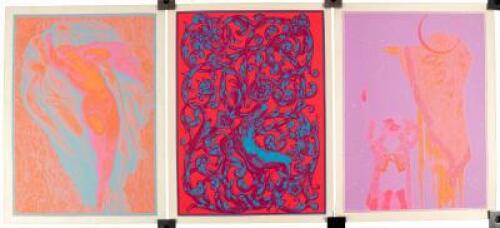 Three psychedelic posters from Hambly Studios