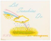 Brotherhood of Eternal Love Orange Sunshine LSD card