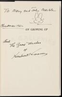 On Growing Up: Letters to American Boys and Girls