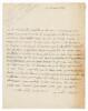 Signed letter from Claude Fauchet, 1783 - 2