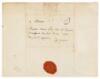 Signed letter from Claude Fauchet, 1783 - 3