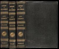 History and Reminiscence: Los Angeles City and County, California