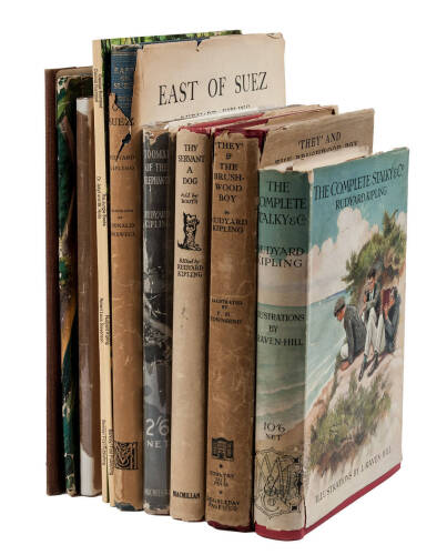 Eight illustrated editions of works by Rudyard Kipling