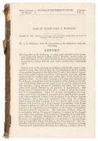 Case of Judge John C. Watrous. 36th Congress 2nd Session, House Of Representatives, Report No. 2