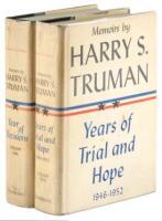 Memoirs by Harry S. Truman: Year of Decisions; Years of Trial and Hope