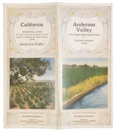 Anderson Valley of the Upper Sacramento Valley. California Irrigated Lands