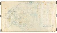 Map Of The Eastern Part Of Placer County California Showing Location of known Mining Claims