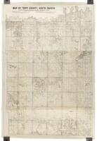 Map Of Tripp County, South Dakota showing allotment, allotment numbers, and deeded lands