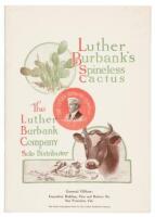 Luther Burbank’s Spineless Cactus. The Luther Burbank Company Sole Distributor