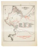 Map of the Monterey Peninsula And Vicinity, Monterey County California
