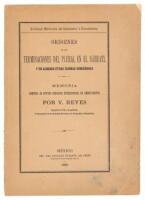 Orígenes de las terminaciones del plural en el náhuatl y en algunos otros idiomas congéneres. Memoria remitida al Octavo Congreso Internacional de Americanistas