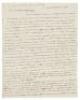 Autograph Letter Signed about religious instruction of slaves in Florida by brother of anti-slavery crusader