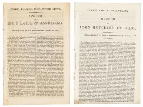 Two Antebellum Speeches Advocating for Rights and Land