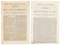 Two Antebellum Speeches Advocating for Rights and Land
